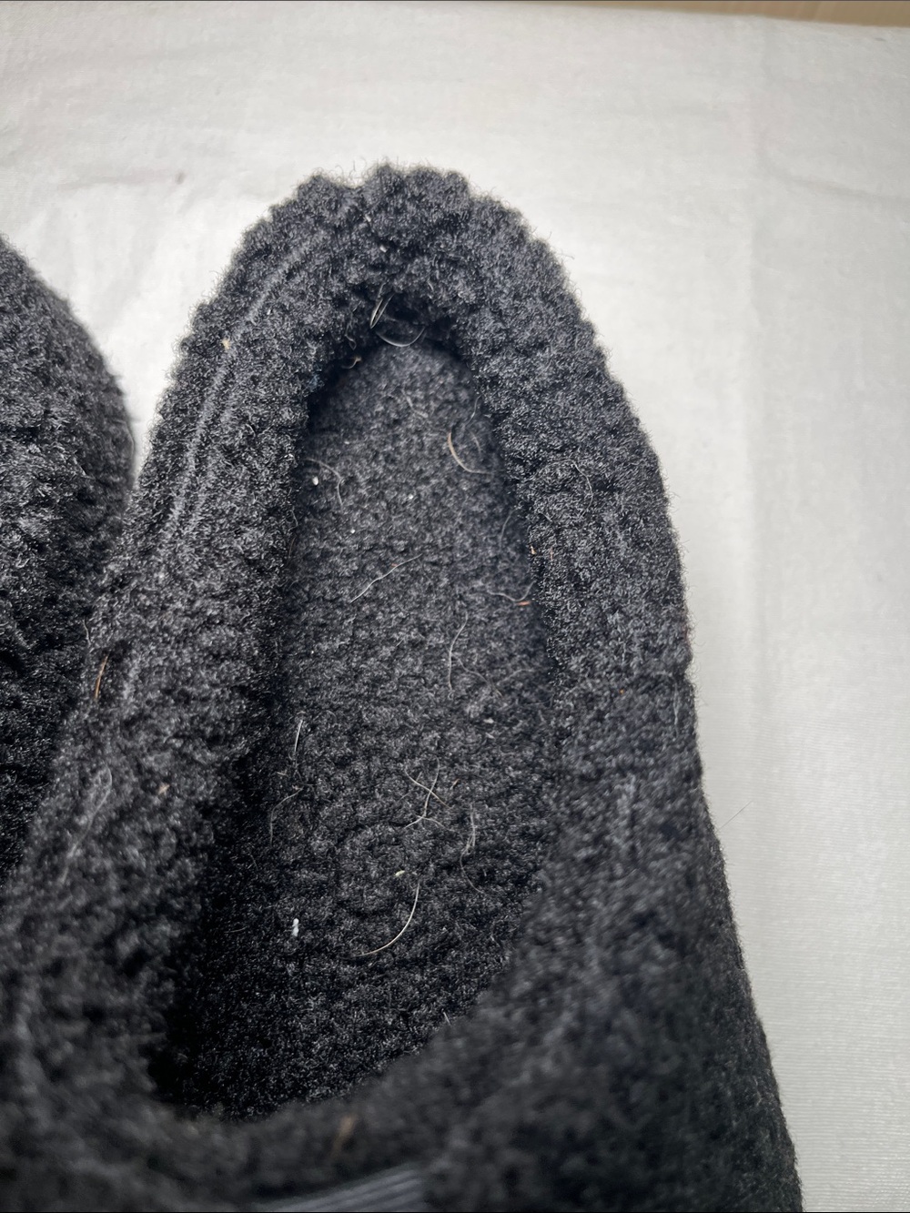 Bombas Black Sherpa Slip-On Comfort Loafers - Picture 4 of 12
